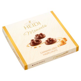 Heidi Moments tejcsokoládé desszert egész mogyoróval 142 g