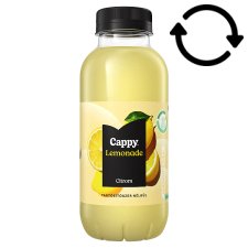 Cappy Lemonade Non-Carbonated Lemon Soft Drink with Sugar and Sweetener 400 ml