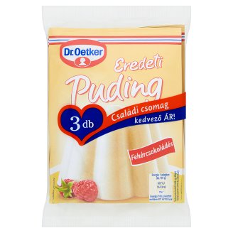 Dr. Oetker Eredeti Puding fehércsokoládés pudingpor 3 x 46 g