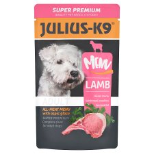 Julius-K9 Super Premium teljes értékű eledel felnőtt kutyák számára báránnyal 125 g