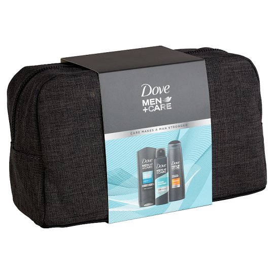 Dove Men+Care Clean Comfort Gift Package with Toiletry Bag Tesco