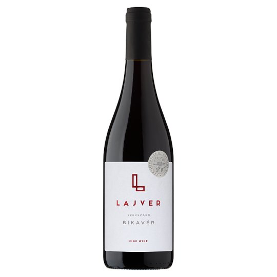 Lajvér Fine Wine Szekszárdi Bikavér száraz vörösbor 13% 750 ml