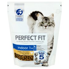 PERFECT FIT Indoor száraztáp csirkehússal felnőtt macskák számára 750 g