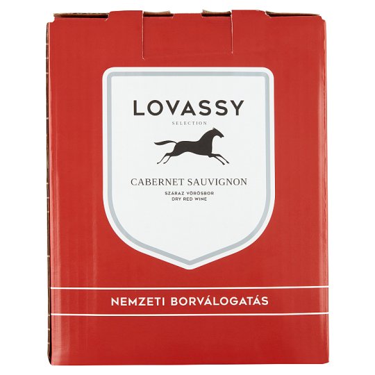 Lovassy Dunántúli Cabernet Sauvignon Dry Red Wine 11,5% 3 l