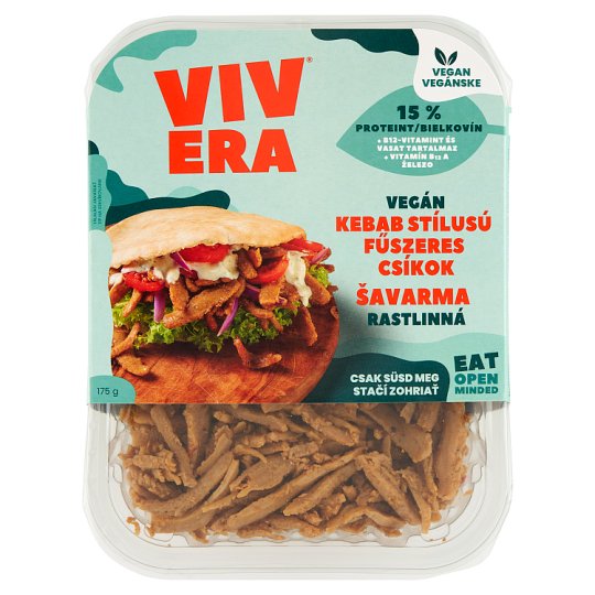 Vivera PreCooked Vegan Soy Protein Based Spicy Strips 175 g Tesco