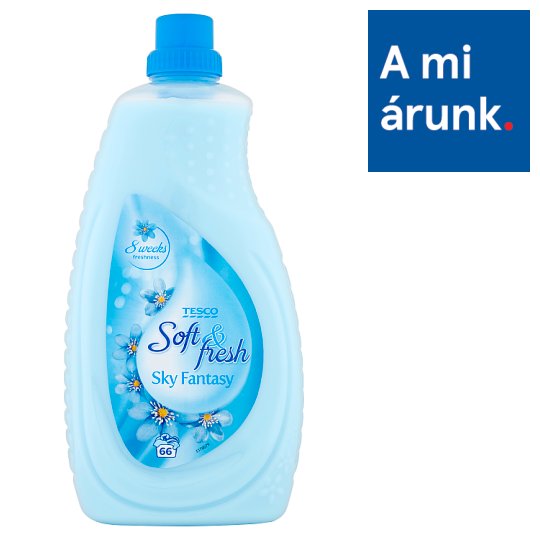 Tesco Soft & Fresh Sky Fantasy textilöblítő koncentrátum 66 mosás 2 l
