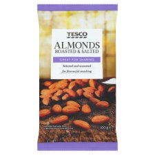 Tesco Roasted and Salted Almonds 100 g