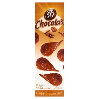 Hamlet 36 Chocola's Crispy Cappuccino kávé ízesítésű tejcsokoládé chips puffasztott rizzsel 125 g