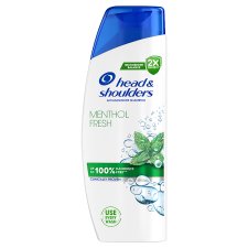 Head & Shoulders Menthol Fresh Anti Dandruff Shampoo 250ml for Daily Use. Clean Feeling