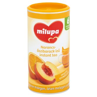 Milupa narancs- és őszibarack ízű instant tea 6 hónapos kortól 200 g