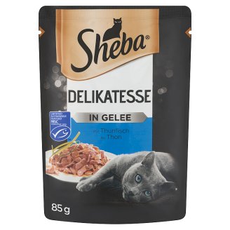 Sheba alutasakos tonhallal aszpikban teljes értékű állateledel felnőtt macskák számára 85 g