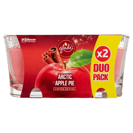 Glade Arctic Apple Pie duo illatgyertya 2 x 129 g Tesco Online, Tesco