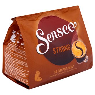 Senseo Strong őrölt-pörkölt kávé egyadagos, párnás kiszerelésben 16 db 111 g