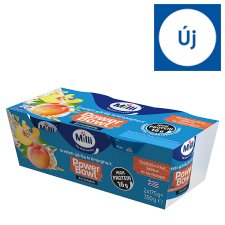 Milli Power Bowl zsírszegény eredeti görög krémjoghurt őszibarackkal 2 x 175 g (350 g)