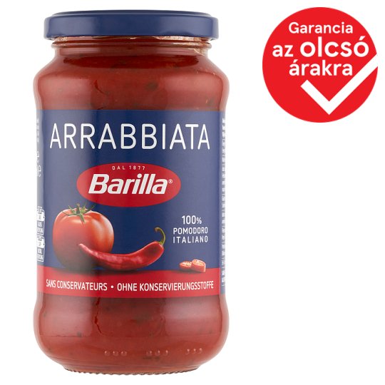 Barilla Arrabbiata Tomato Sauce with Chili Peppers 400 g