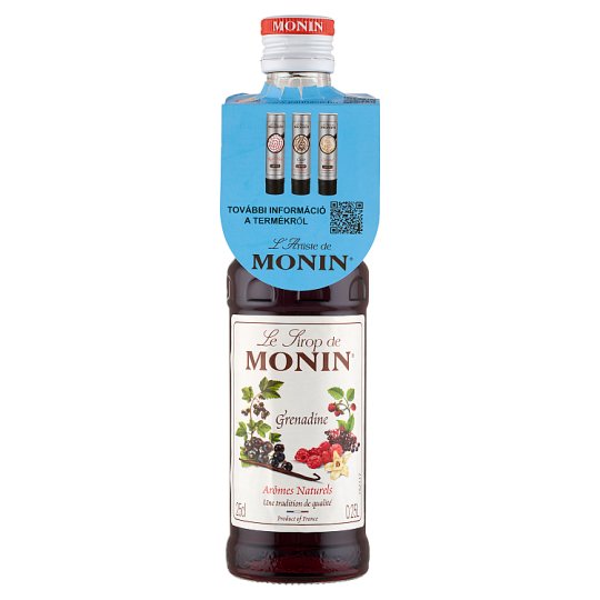 Monin grenadine koktélszirup 0,25 l Tesco Bevásárlás