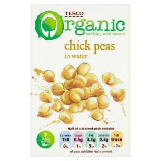 Tesco BIO csicseriborsó vízben 380 g