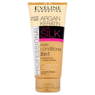 Eveline Cosmetics Argan Liquid Keratin hajkondícionáló 8 az 1-ben 200 ml