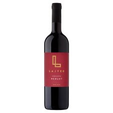 Lajver Szekszárdi Merlot száraz vörösbor 13,5% 750 ml