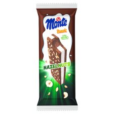 Zott Monte Snack tejes, tejcsokoládés-mogyorós krémmel töltött sütemény 29 g