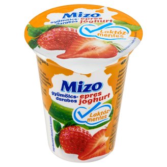 Mizo laktózmentes gyümölcsdarabos epres joghurt 150 g