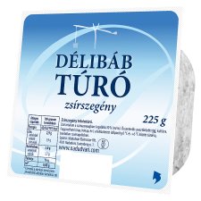 Délibáb zsírszegény tehéntúró 225 g