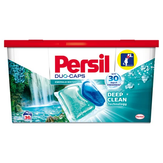 Persil Duo-Caps Emerald Waterfall Washing Detergent Concentrate for White and Bright 36 Washes 900 g