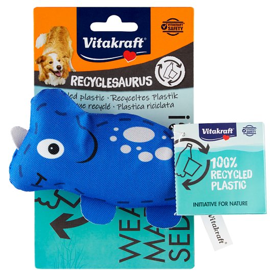 Vitakraft Recyclesaurus Toy for Animals Tesco Online, Tesco From Home