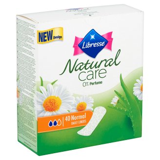 Libresse Natural Care Normal tisztasági betét aloe vera és kamilla kivonattal 40 db