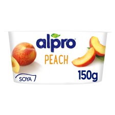 ALPRO őszibarackos szójagurt joghurt kultúrával 150 g
