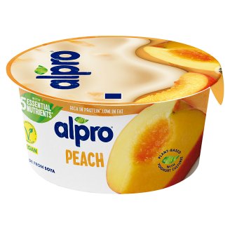 Alpro őszibarackos növényi alapú termék joghurtkultúrával 150 g