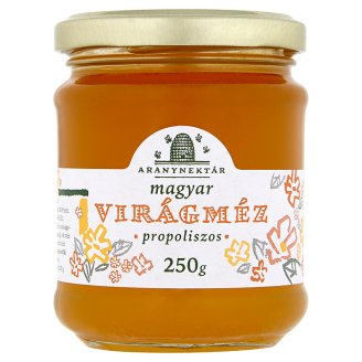 Aranynektár propoliszos magyar virágméz 250 g