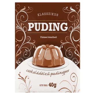 Klasszikus csokoládéízű pudingpor 40 g