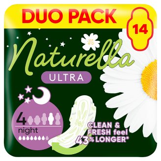 Naturella Ultra Night Camomile Éjszakai Betét, 14 db