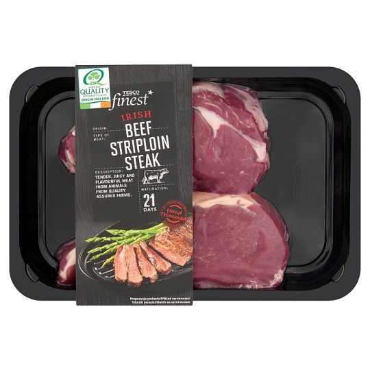 Tesco Finest Irish Beef Striploin Steak 400 g Tesco Online, Tesco