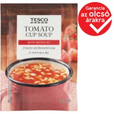 Tesco Tomato Cup Soup with Noodles 20 g