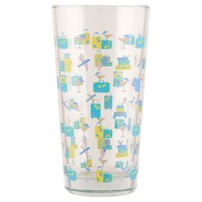 Dolce Vita mintás üveg pohár 370 ml