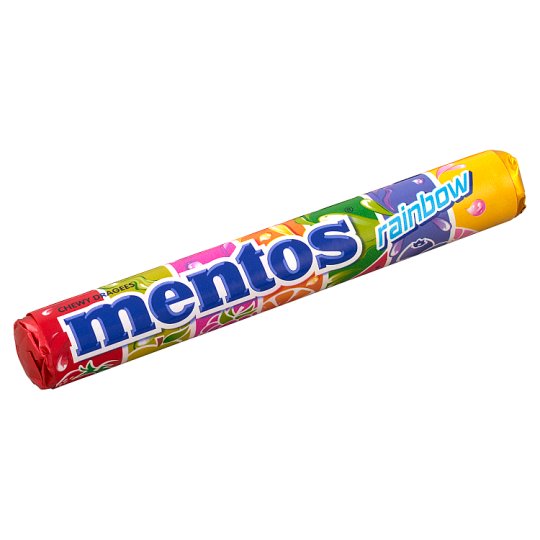 Mentos Rainbow gyümölcsízű cukordrazsé 37,5 g