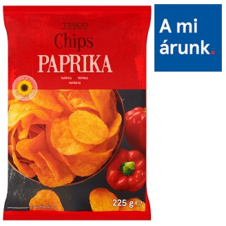 Tesco paprikás burgonyachips 225 g
