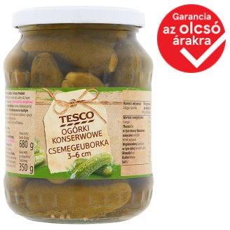 Tesco csemegeuborka 3-6 cm 680 g