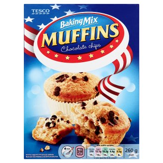 Tesco muffin tésztapor csokoládédarabokkal 260 g