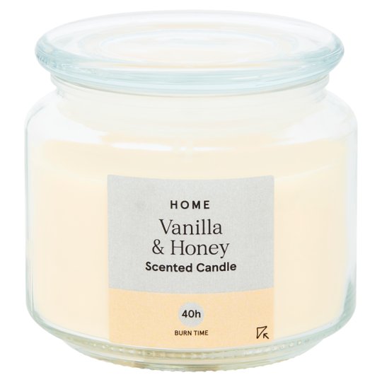 Home Vanilla & Honey Scented Candle 300 g Tesco Online, Tesco From