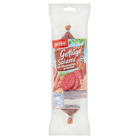 Marten Delicate Smoked Poultry Salami 300 g