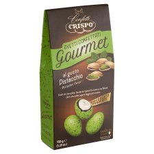 Crispo Dark Chocolate Dragée with Pistachio-Flavored Cream 150 g