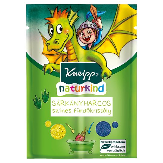 Kneipp Naturkind Sárkányharcos színes fürdőkristály 40 g