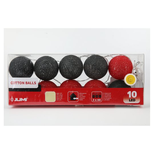 10 pcs Cotton Balls Light Garland Tesco Online, Tesco From Home