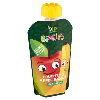 Bio Zentrale BioKids 100% alma-banán gyümölcs püré 90 g