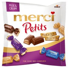 Storck Merci Petits Milk & Cream Collection 4 Chocolate Collections 125 g