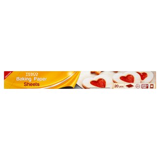 Tesco sütőpapír 38 cm x 42 cm 20 db