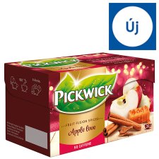 Pickwick Apple Love gyümölcstea az alma, a fahéj és a karamell ízével 20 filter 35 g